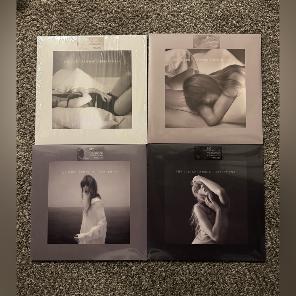 Taylor Swift The Tortured Poets Department Set of 4 Vinyls